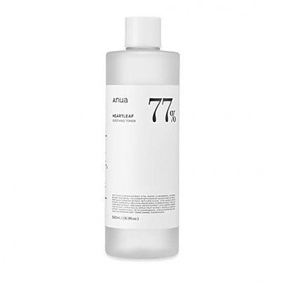 ANUA HEARTLEAF 77% SOOTHING TONER 500ml - Palace Beauty