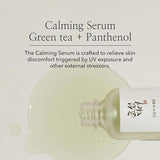 Beauty of Josun Calming serum : Green tea + Panthenol 30ml - Palace Beauty