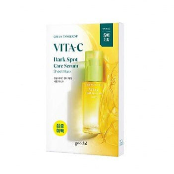 GOODAL GREEN TANGERINE VITA C DARK SPOT CARE SERUM SHEET MASK SET - Palace Beauty