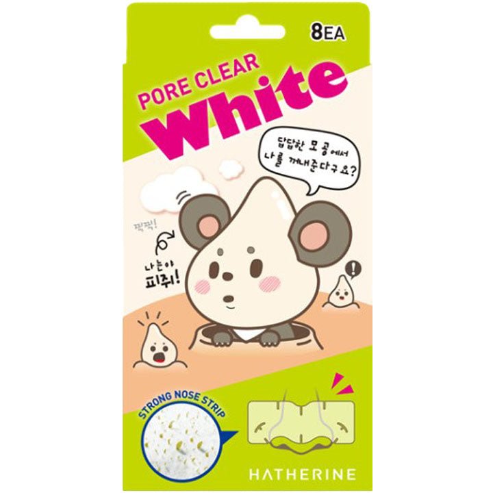 HATHERINE Pore Clear White Nose Strip 8EA - Palace Beauty