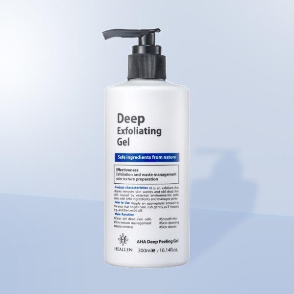 HEALLEN Deep Exfoliating Gel 300ml/10.14 fl.oz - Palace Beauty