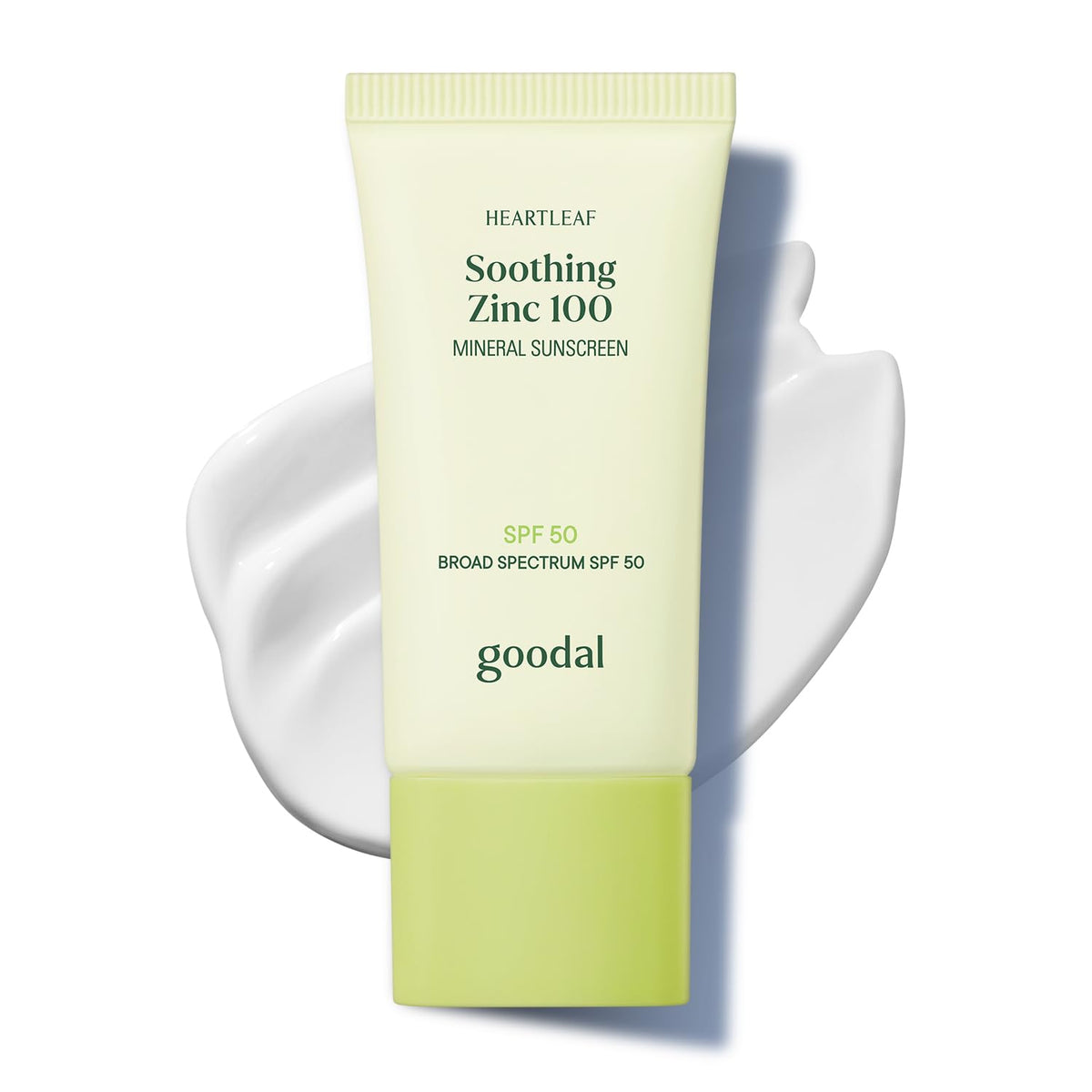 [goodal] Heartleaf Soothing Zinc 100 Mineral Sunscreen SPF50 Broad Spectrum 50ml