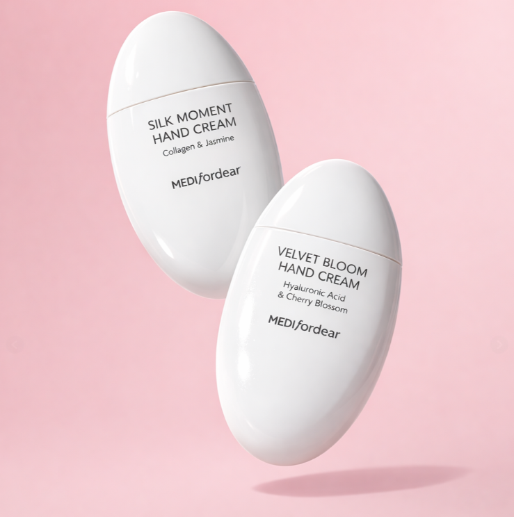 [MEDIfordear] Silk Hand Cream Duo Jasmine&Cherry Blossom (2pc)