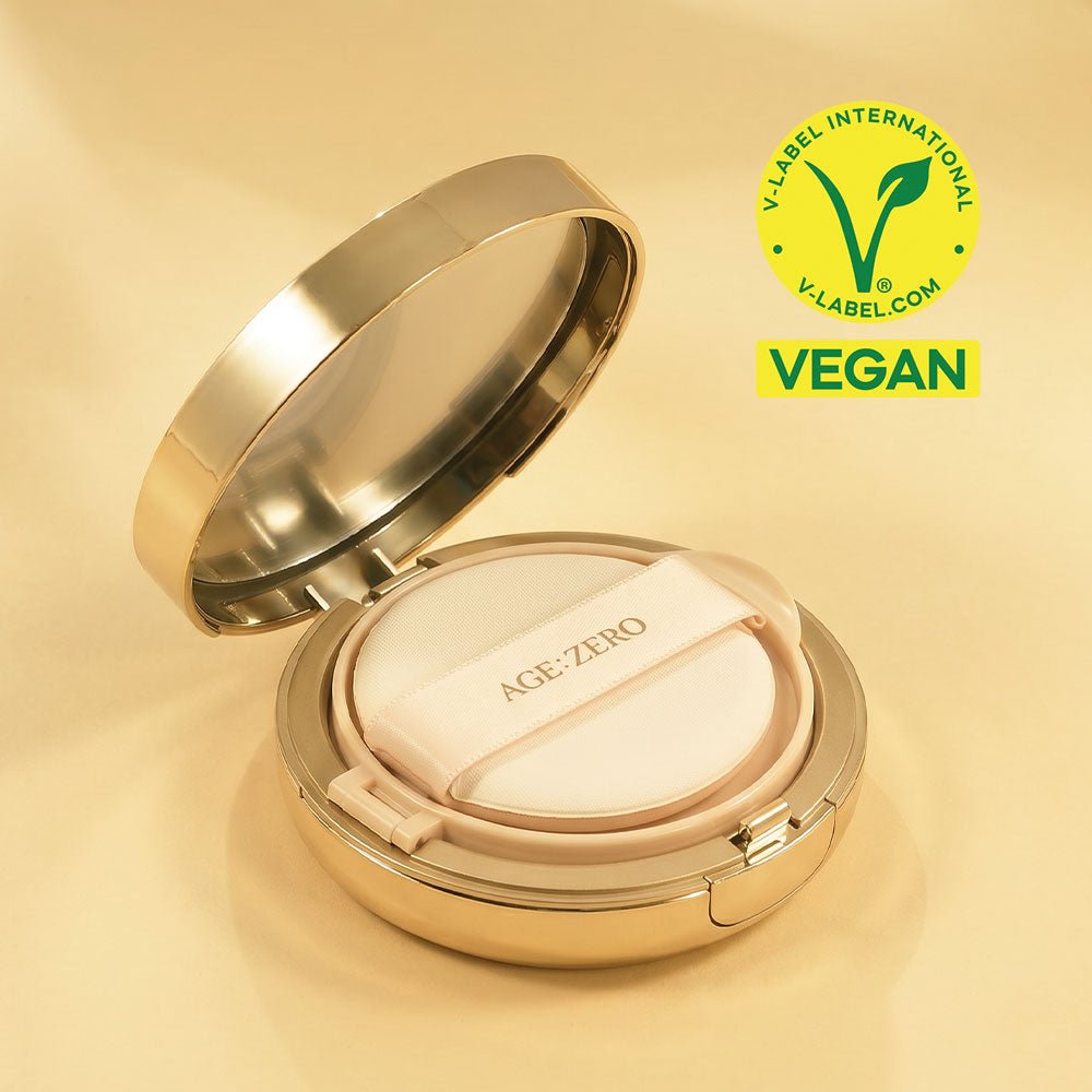 [AGE:ZERO] Dew Gold Airy Glow Cushion (15g(0.51fl.oz+Refill) - Palace Beauty