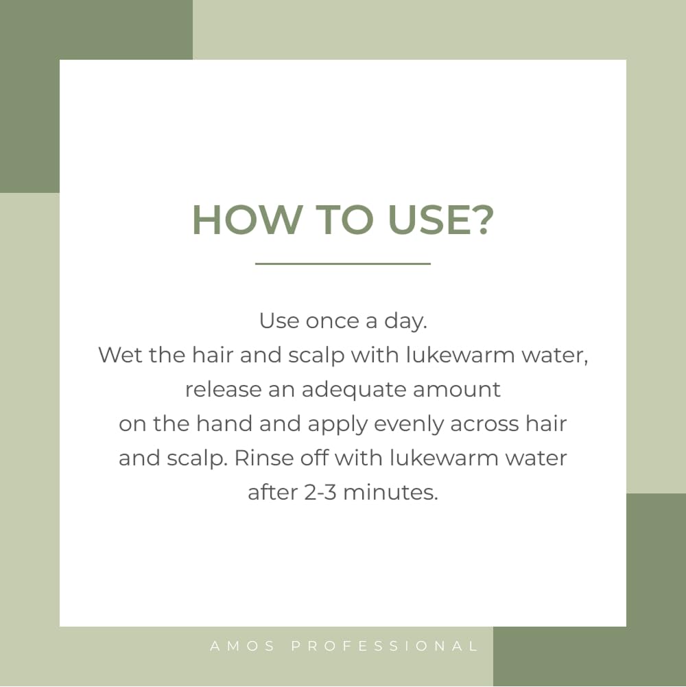 [AMOS] Professional The Green Tea Hair&Scalp Pack (250ml/8.4fl.oz) - Palace Beauty