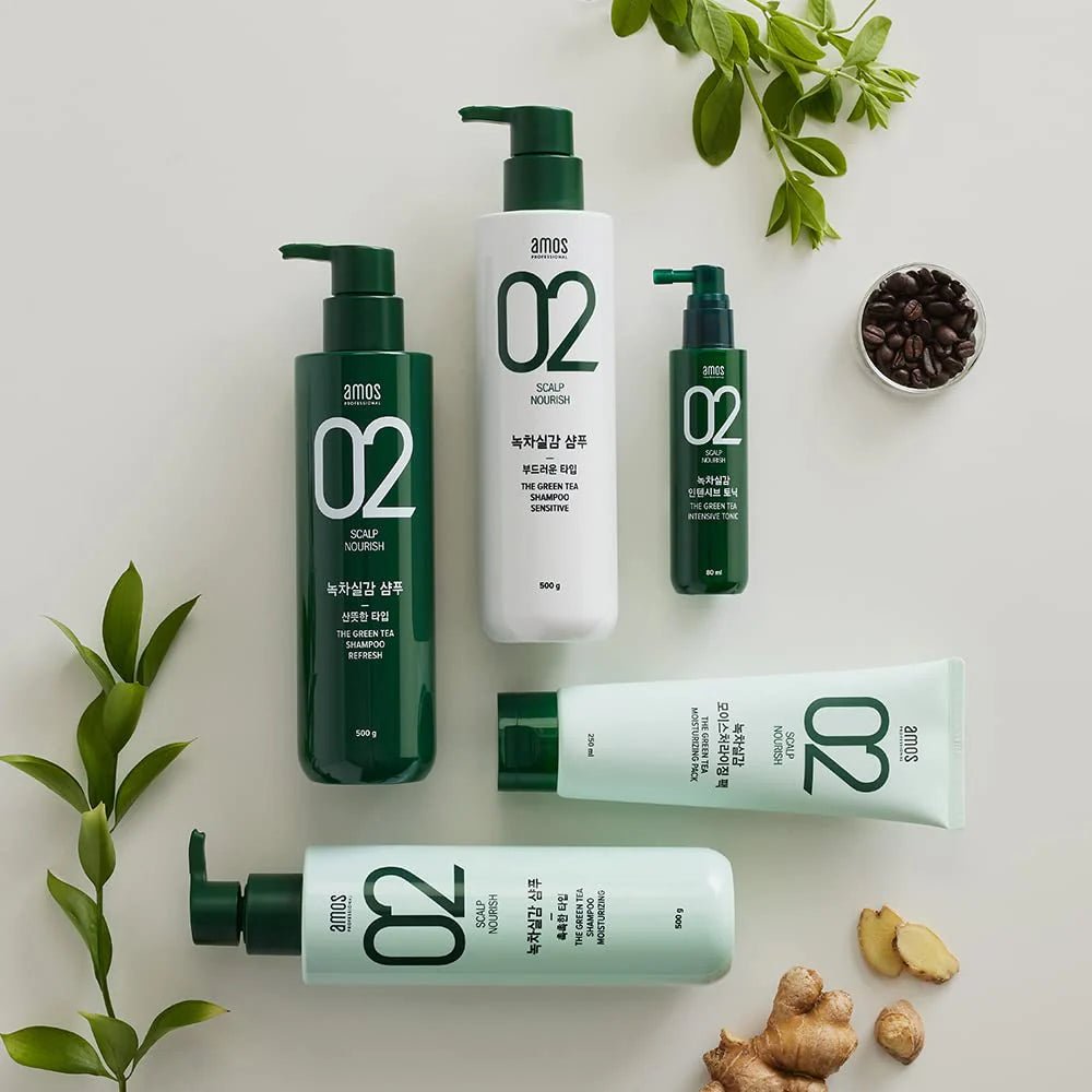 [AMOS] PROFESSIONAL The Green Tea Shampoo (500ml/16.9fl.oz) - Palace Beauty