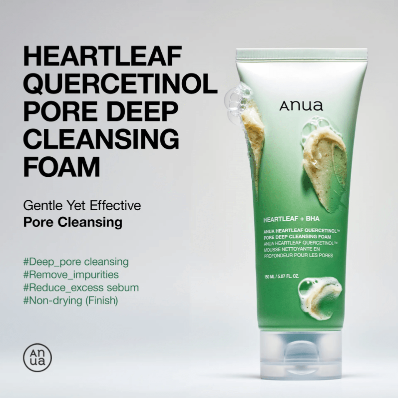 Anua Heartleaf Quercetinol Pore Deep Cleansing Form - Palace Beauty