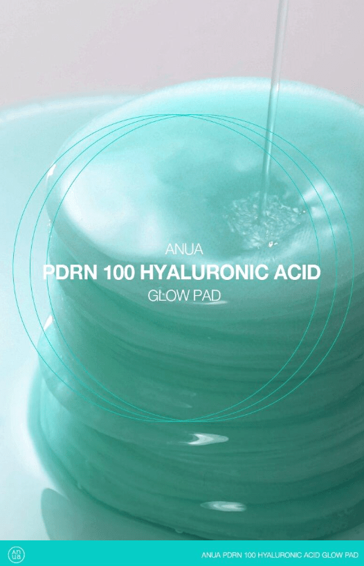 [Anua] PDRN 100 Hyaluronic Acid Glow Pad 60P - Palace Beauty