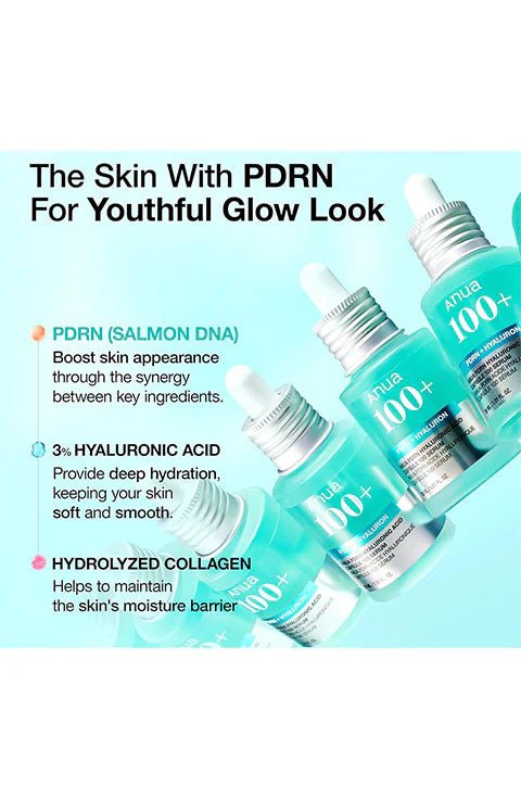 [Anua] PDRN Hyaluronic Acid Capsule 100 Serum (30ml/1.01fl.oz) - Palace Beauty