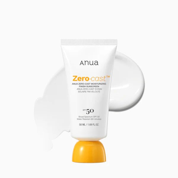 [Anua] Zero - cast Moisturizing Finish Sunscreen SPF50+ PA++++ 50ml - Palace Beauty