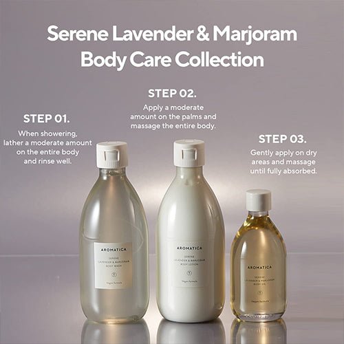 [AROMATICA] Serene Body Oil Lavender & Marjoram 100ml - Palace Beauty