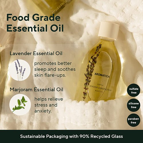[AROMATICA] Serene Body Oil Lavender & Marjoram 100ml - Palace Beauty