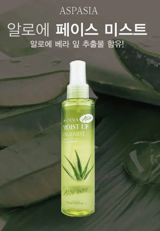 [Aspasia] Moist Up Face Mist Aloe Vera 150ml - Palace Beauty
