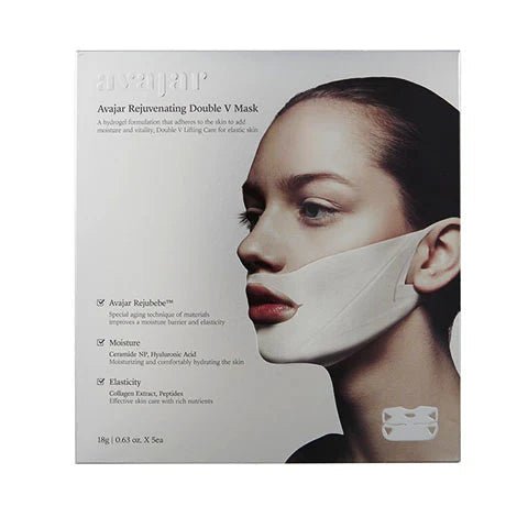 [avajar] Rejuvenating Double V Mask 1pc or 1box(5pcs) - Palace Beauty
