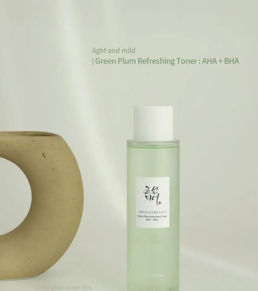 Beauty of Josun Green plum refreshing toner : AHA + BHA (150ml) - Palace Beauty