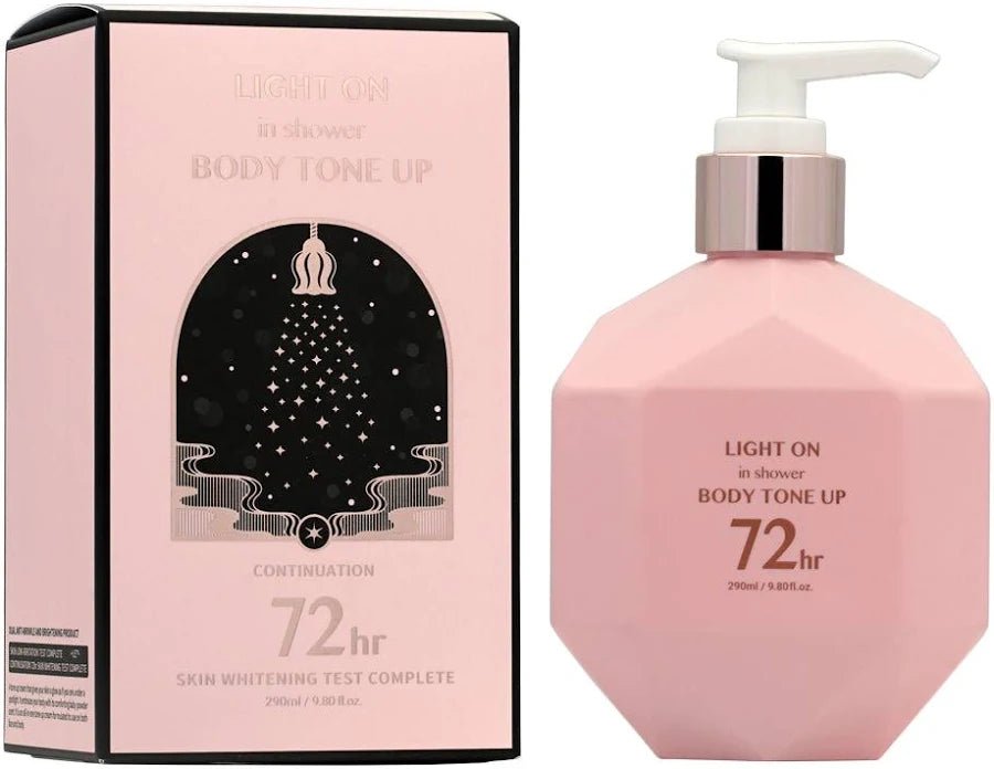 [B.O.M] LIGHT ON in Shower Body Tone up 72hr (290ml) - Palace Beauty