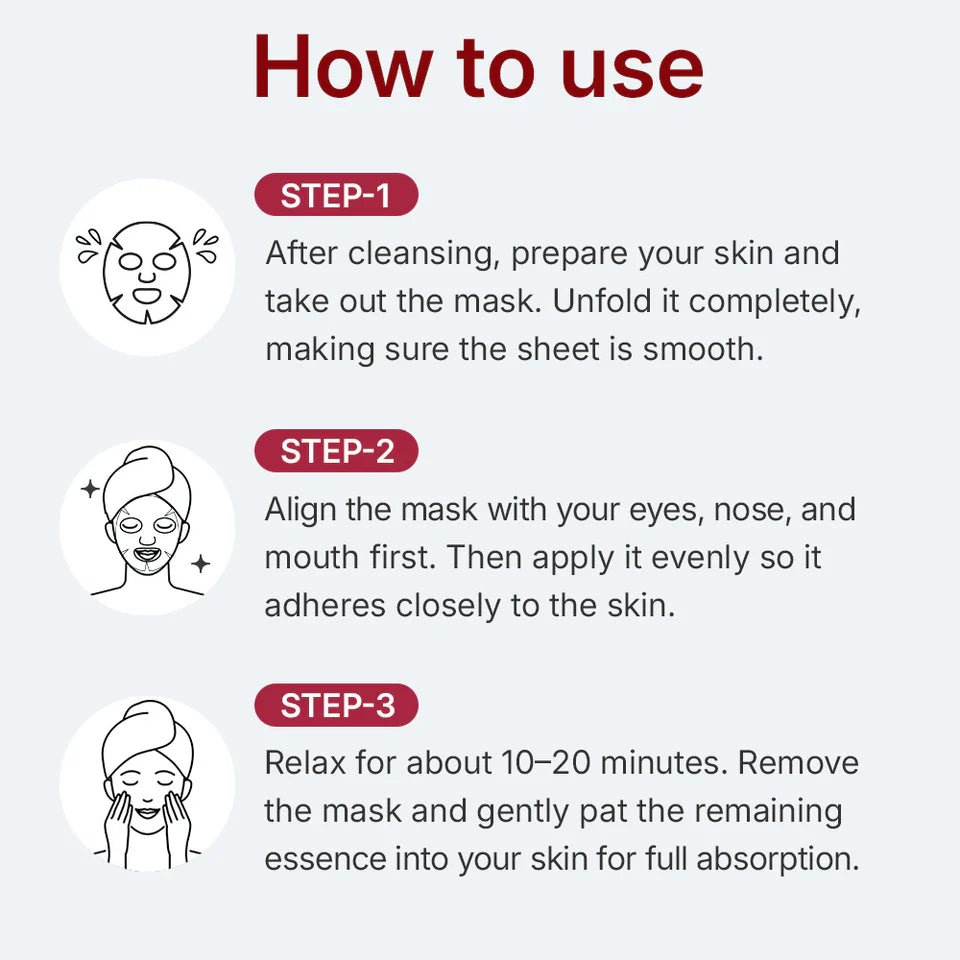 [Centellian24] Madeka Derma Mask Sheet II 100% cotton sheet (1pc or 1box(10pcs) - Palace Beauty