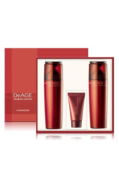 [CHARMZONE] DeAge Red Addition 2pcs Set (toner&emulsion) - Palace Beauty