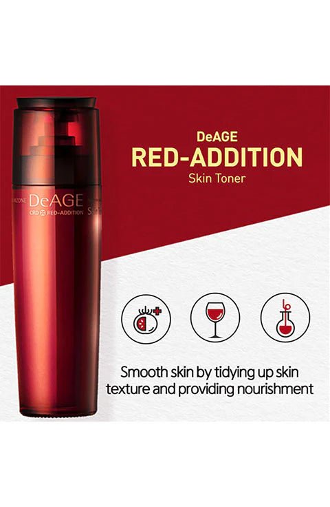 [CHARMZONE] DeAge Red Addition 3pcs Set (buy1 & get1 free) - Palace Beauty