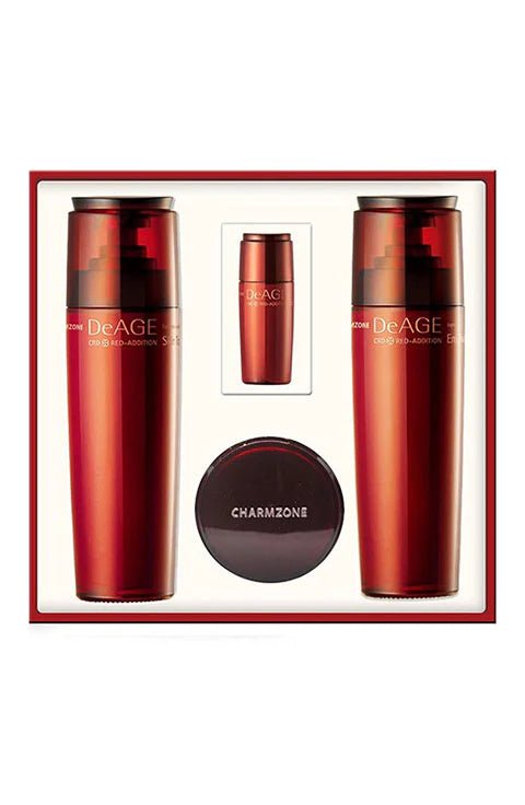 [CHARMZONE] DeAge Red Addition 3pcs Set (buy1 & get1 free) - Palace Beauty