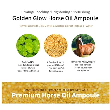 [Charmzone] Mayu Horse Oil Gold Complex Ampoule 100ml/3.38fl.oz - Palace Beauty