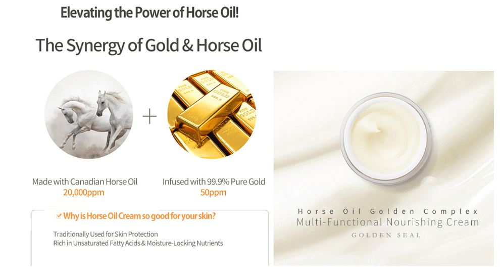 [Charmzone] Mayu Horse Oil Gold Complex Cream 70ml/2.36fl.oz - Palace Beauty