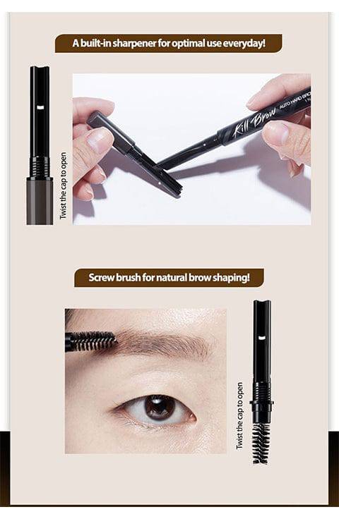 [CLIO] Kill Brow Auto Hard Brow Pencil 0.31g (multiple colors) - Palace Beauty