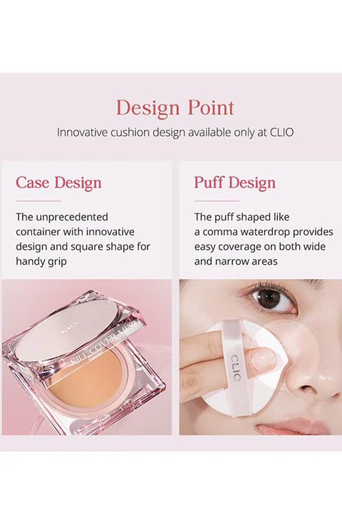 [CLIO] Kill Cover Mesh Glow Cushion (15g/0.53fl.oz + Refill) - Palace Beauty