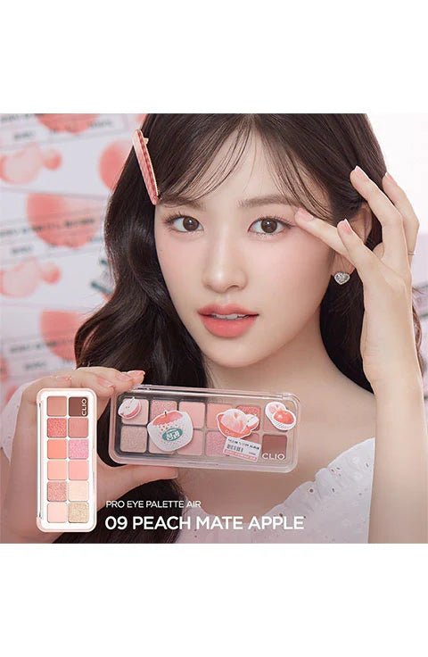 [CLIO] Pro Eye Palette Air K - Market Edition (09 PEACH MATE APPLE) - Palace Beauty
