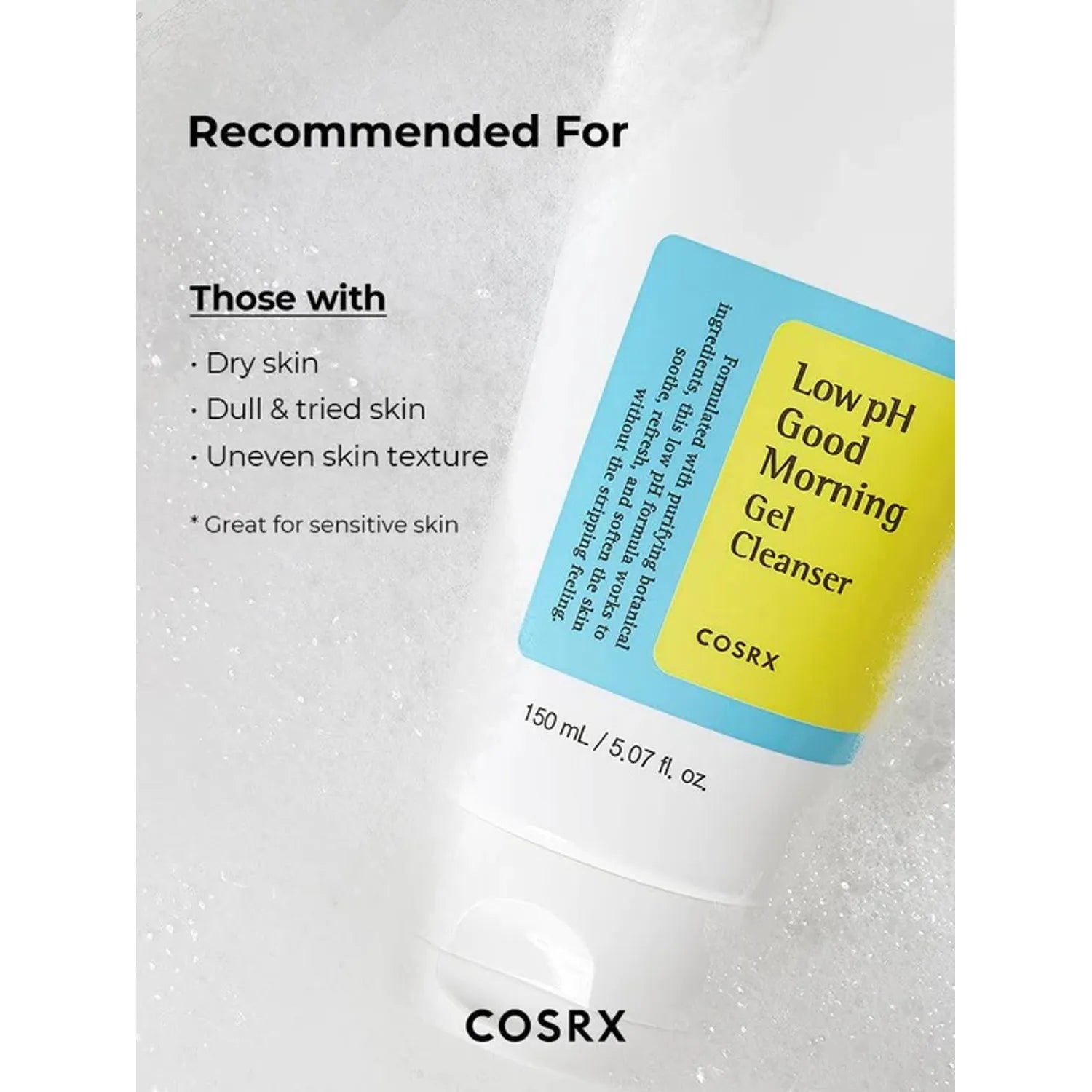 [COSRX Low pH Good Morning Gel Cleanser 150ml - Palace Beauty