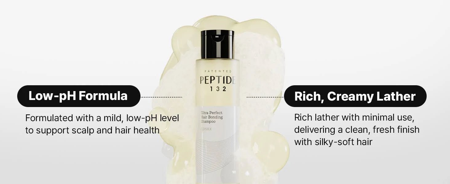 [COSRX] PEPTIDE - 132 Ultra Perfect Hair Bonding Shampoo 200ml - Palace Beauty
