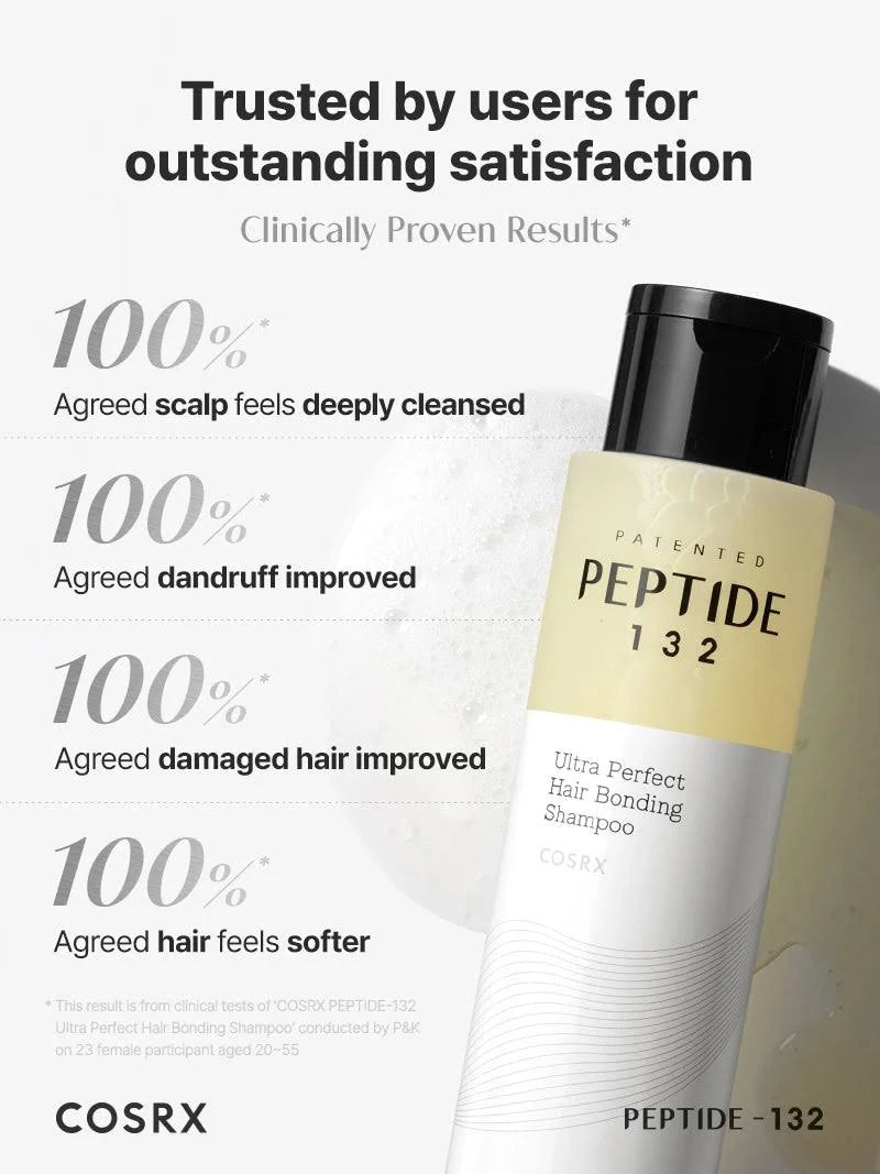 [COSRX] PEPTIDE - 132 Ultra Perfect Hair Bonding Shampoo 200ml - Palace Beauty
