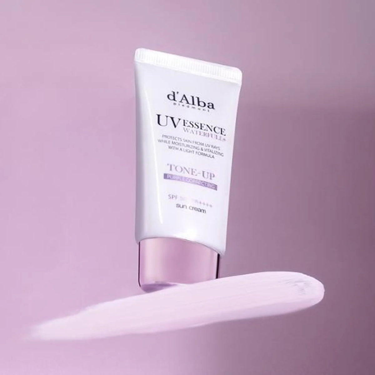 d'Alba Waterful Tone Up Sun Cream Purple 50mL - Palace Beauty