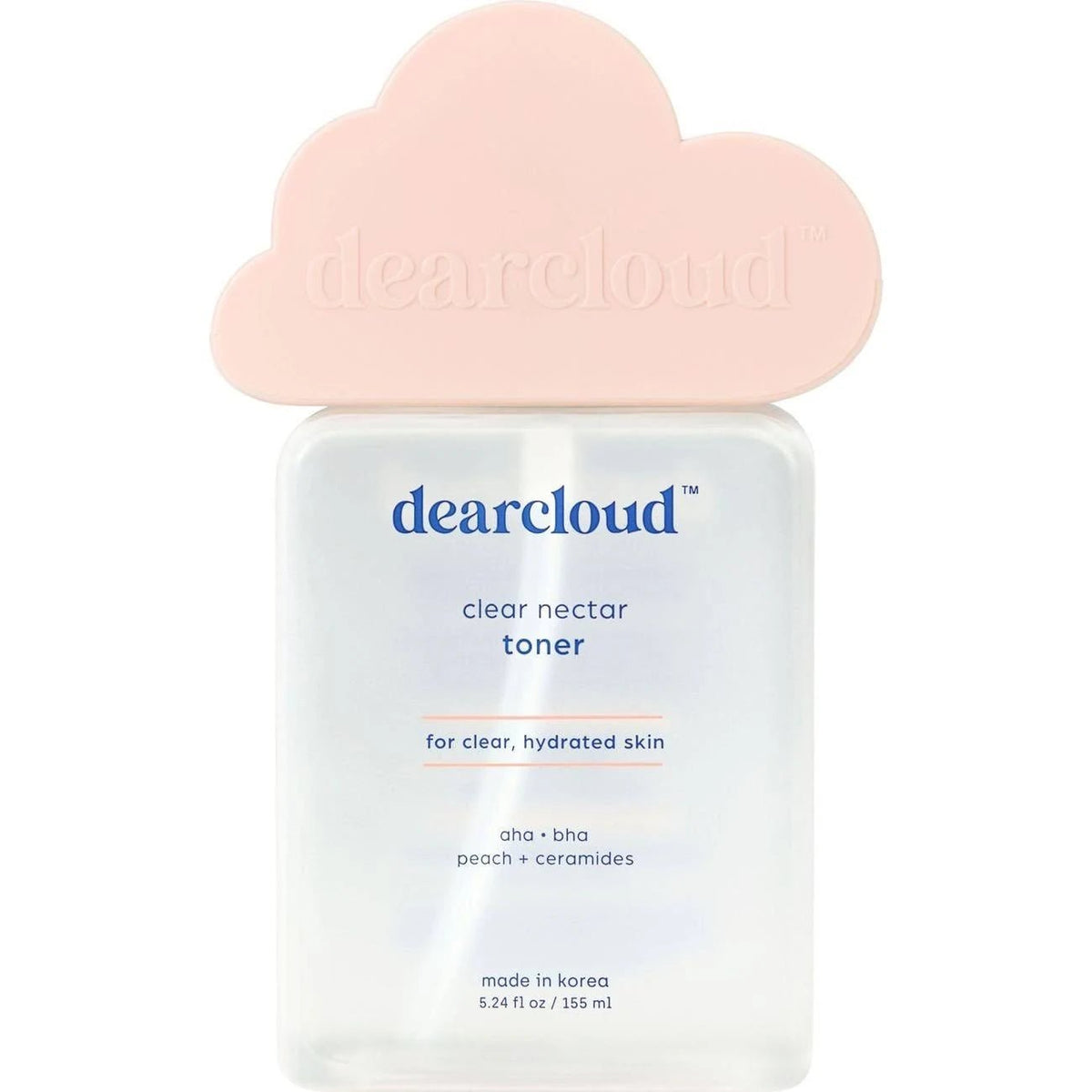 [dearcloud] Clear Nectar Toner aha bha peach+ceramides (155ml) - Palace Beauty