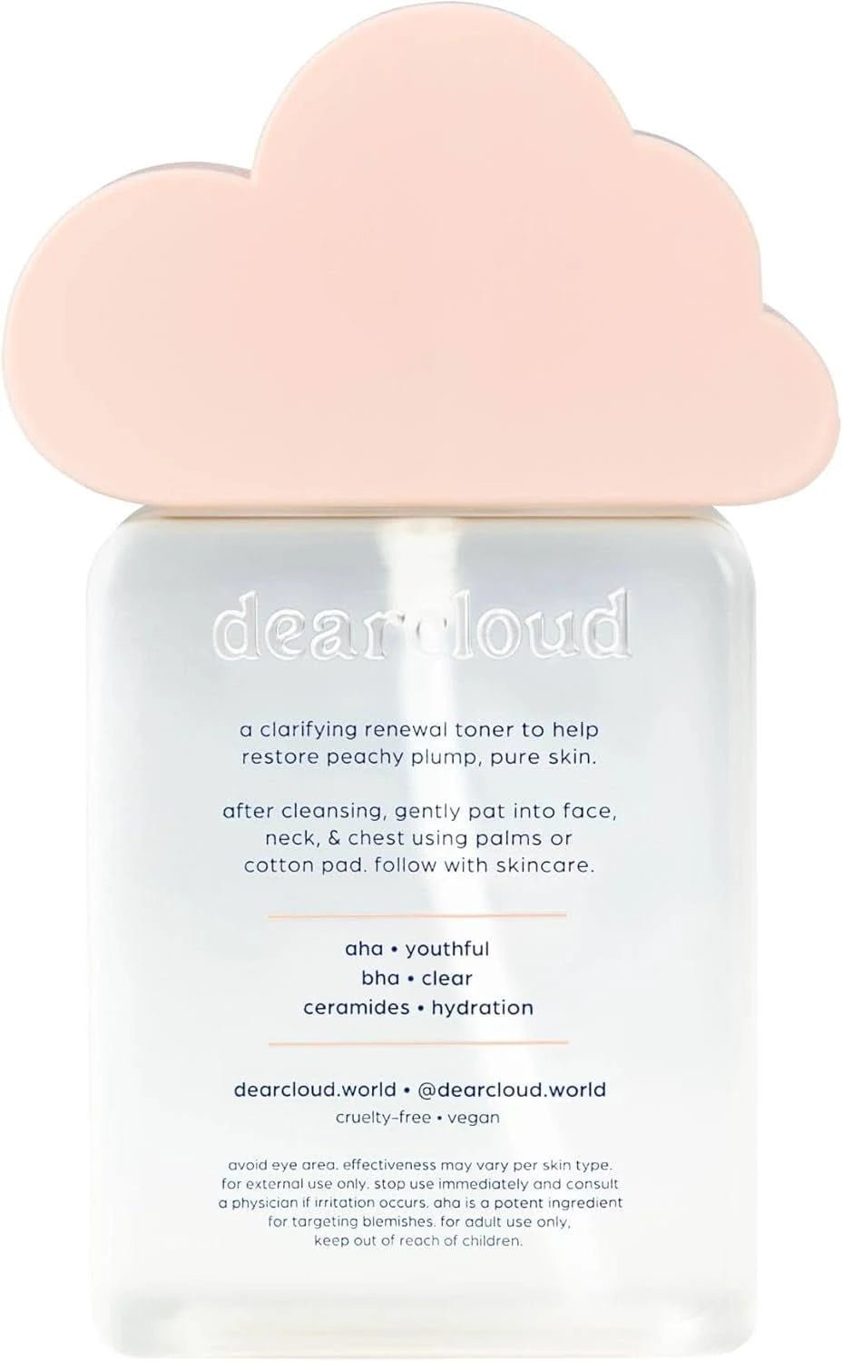 [dearcloud] Clear Nectar Toner aha bha peach+ceramides (155ml) - Palace Beauty