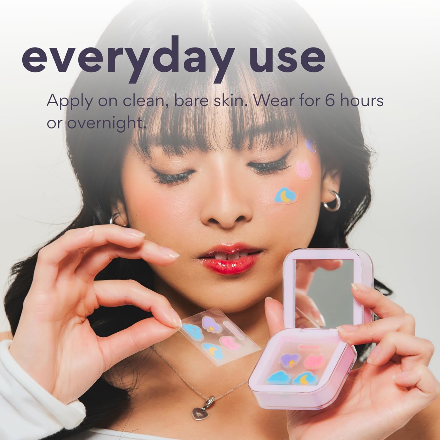 [dearcloud] Hydrocolloid Blemish Patches(24Count&Compact Case) - Palace Beauty