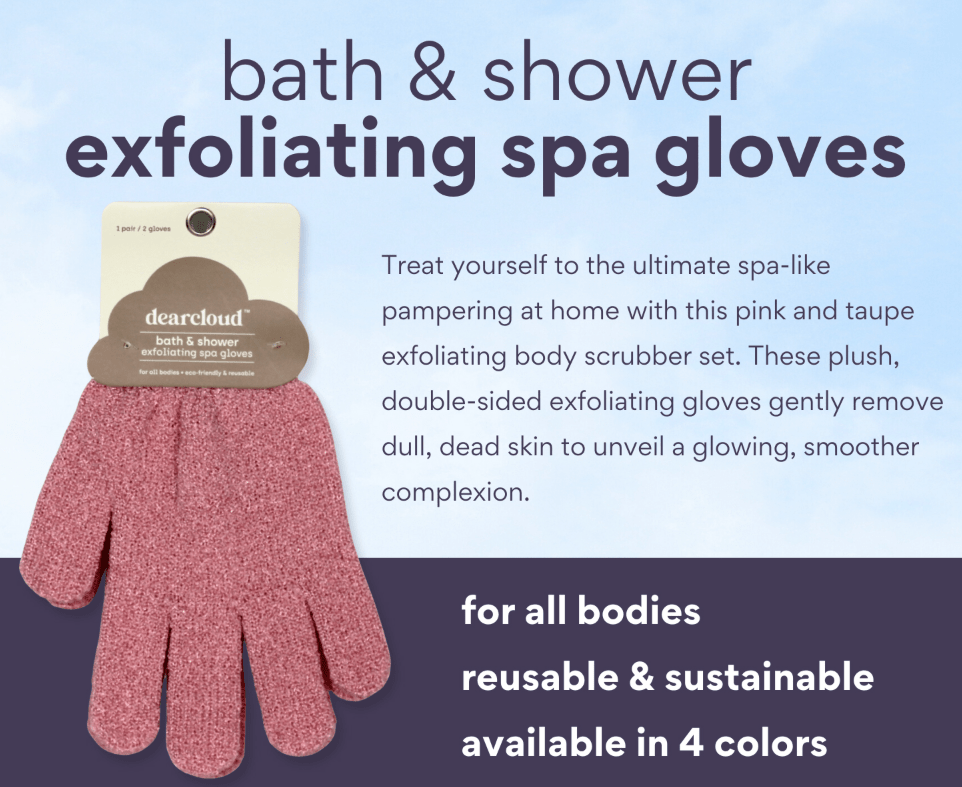 [dearcloud] X Keith Haring Super Fresh Exfoliating Spa Gloves eco - friendly & reusable [1pair(2gloves)] - Palace Beauty
