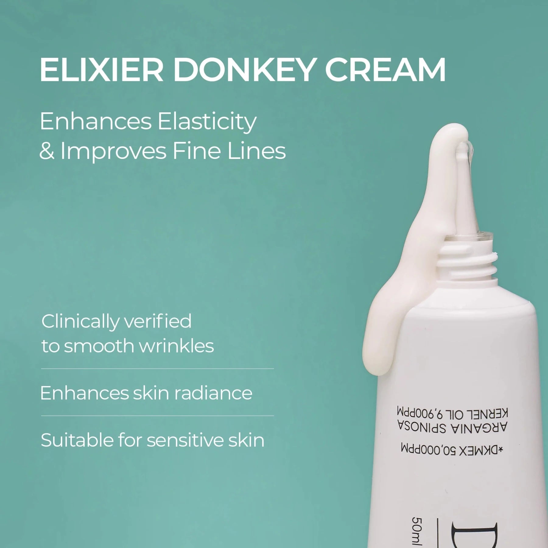 [DEAROHNEUL] ELIXIER DONKEY CREAM (50ml) - Palace Beauty