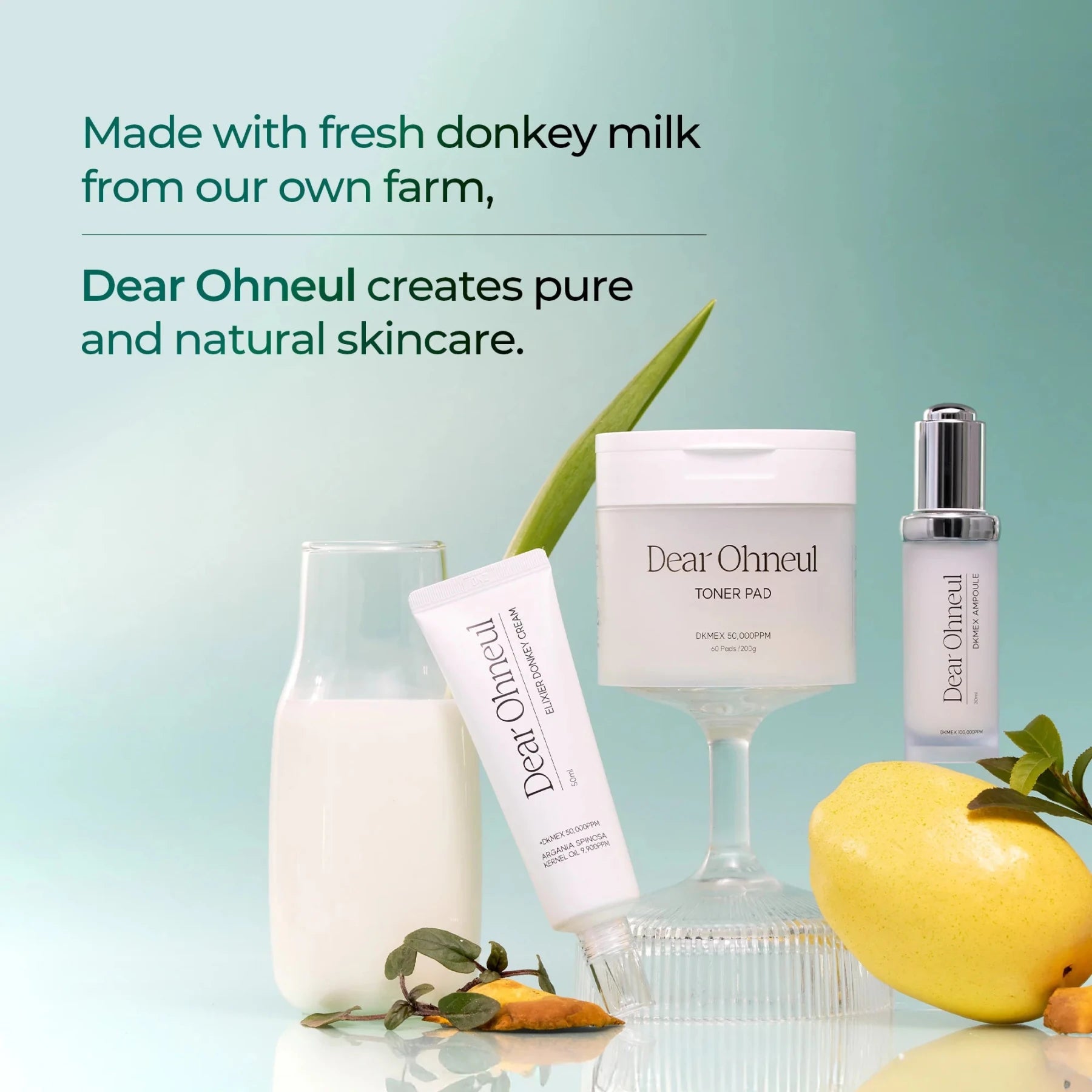 [DEAROHNEUL] ELIXIER DONKEY CREAM (50ml) - Palace Beauty