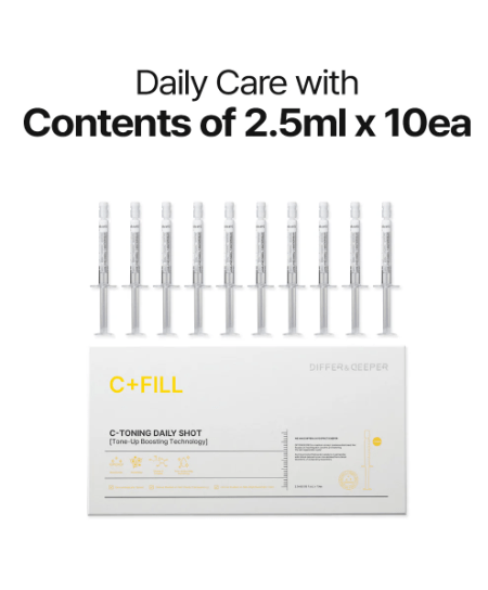 [DIFFER&DEEPER] C - Tox for Daily Shot (2.5ml/0.08fl.oz) X 10ea - Palace Beauty