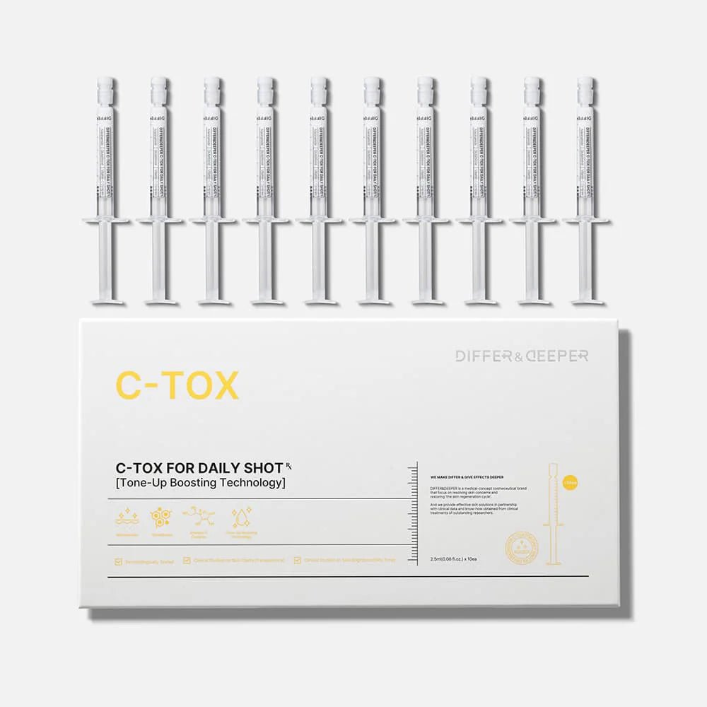 [DIFFER&DEEPER] C - Tox for Daily Shot (2.5ml/0.08fl.oz) X 10ea - Palace Beauty