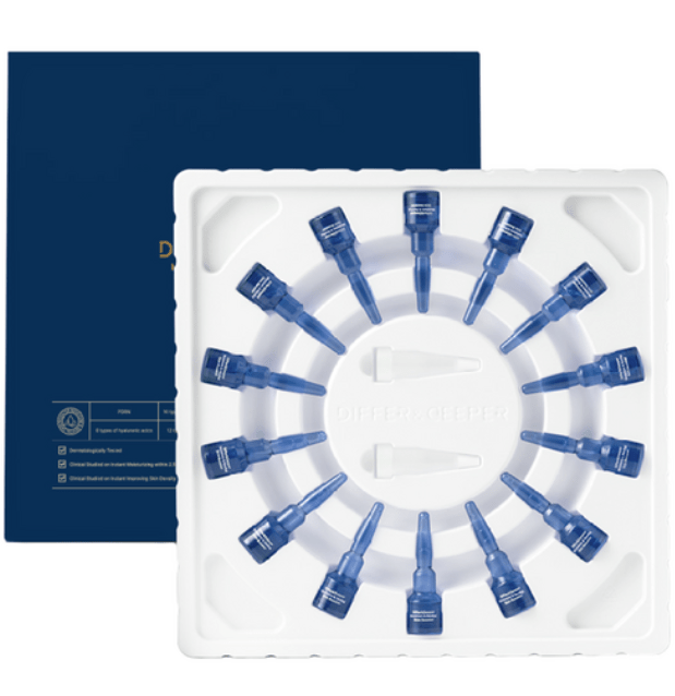 [DIFFER&DEEPER] Moisture & Revital Skin Booster Ampoule PDRN (2mlX14pcs) - Palace Beauty
