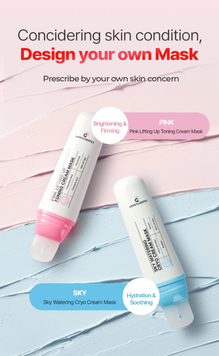 [DIFFER&DEEPER] PINK LIFTING UP TONING CREAM MASK (100ml/3.52oz) - Palace Beauty