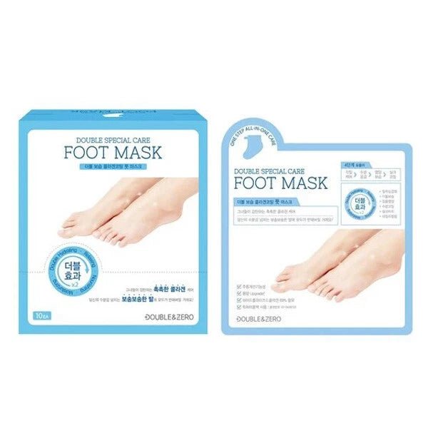[Double&Zero] Double Special Care Foot Mask 1pc or 1box(10pcs) - Palace Beauty