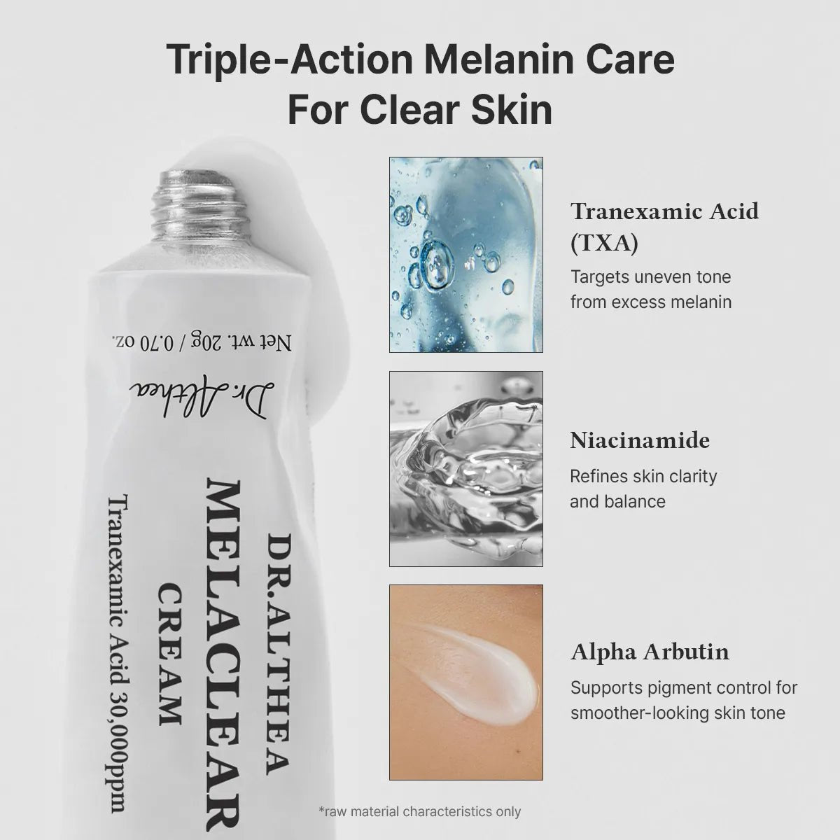[Dr.Althea] Melaclear Cream (20ml) - Palace Beauty