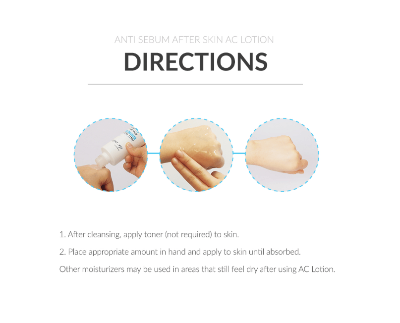 [dr.eslee] Anti - Sebum Oily Skin Care AC Lotion 100ml - Palace Beauty