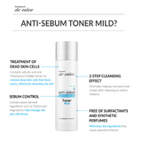 [dr.eslee] Anti - Sebum Oily Skin Care Toner Mild (60ml) - Palace Beauty