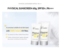 [dr.eslee] Physical Sunscreen SPF 50+ PA+++(60g/2.02fl.oz) - Palace Beauty