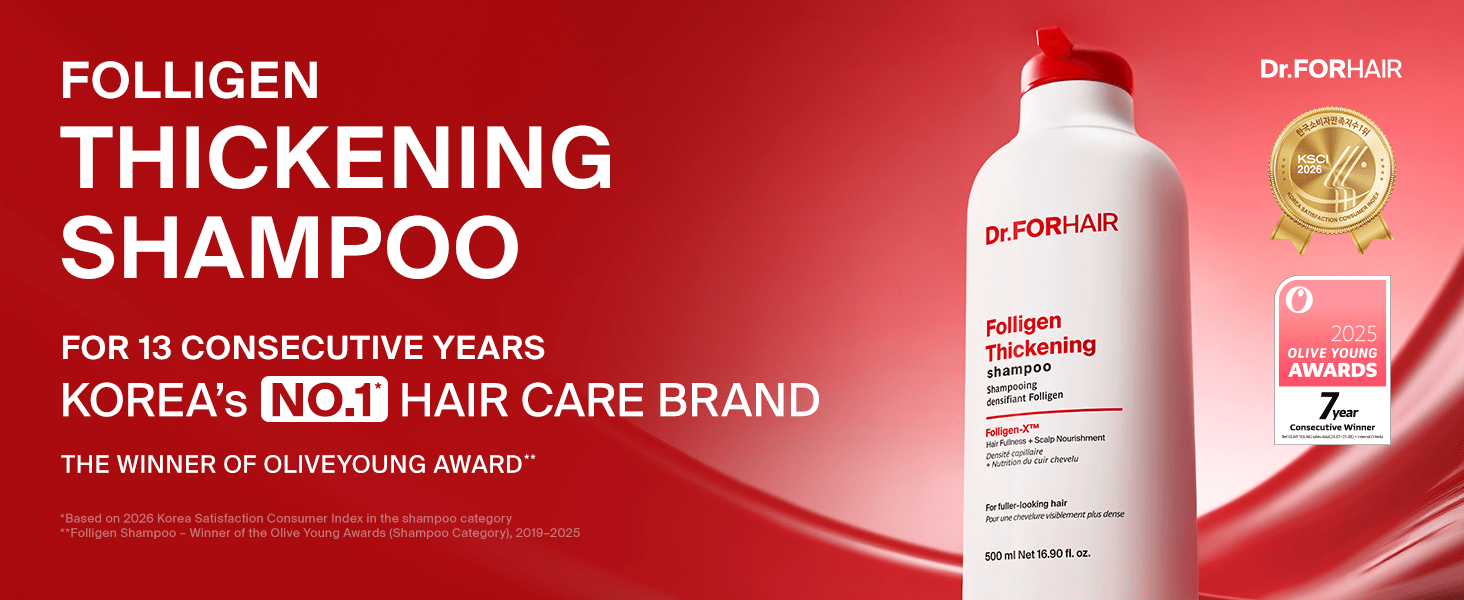 [Dr.FORHAIR] Original Folligen Shampoo (500mL/16.91fl.oz) - Palace Beauty