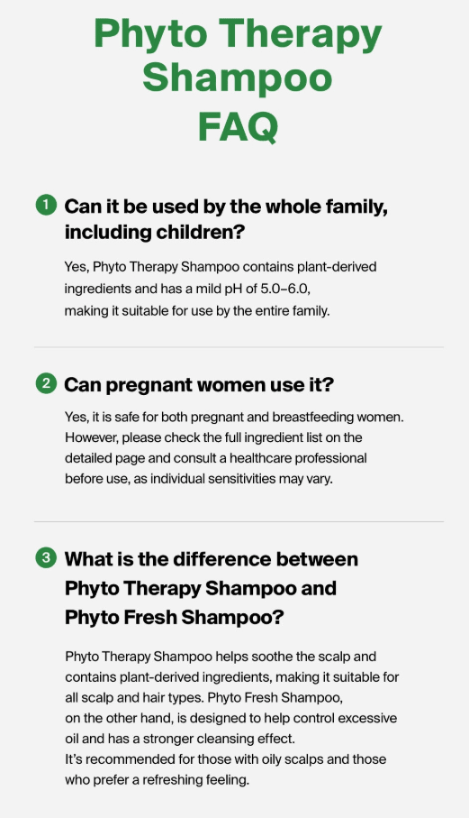 [Dr.FORHAIR] Phyto Therapy Shampoo (500ml) - Palace Beauty